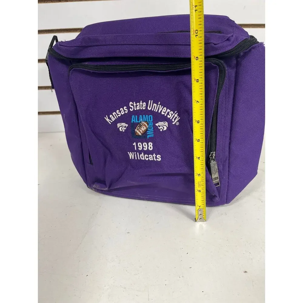 Kansas State University Vtg 1998 Alamo Bowl Lunch Box Tail Gate Accessory Bag